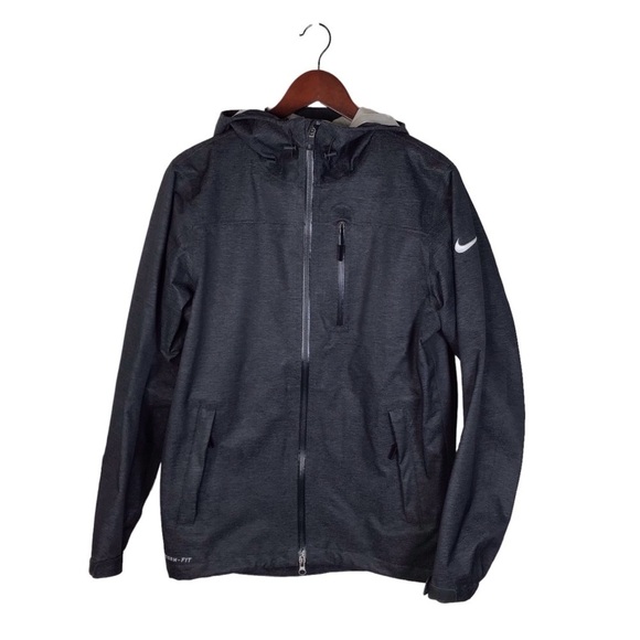 Nike Waterproof Storm Fit Rain Jacket in Grey Size X-Small. - Picture 1 of 10